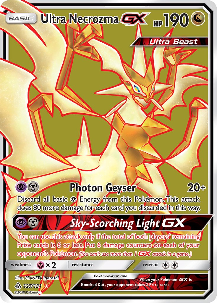 Ultra Necrozma GX - Forbidden Light (Ultra Rare) [FLI-127] English / Near Mint / Normal