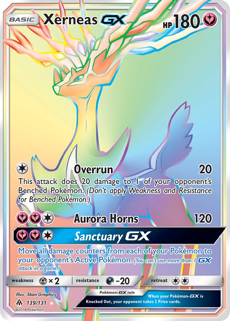 Xerneas GX - Forbidden Light (Secret Rare) [FLI-139] English / Near Mint / Normal
