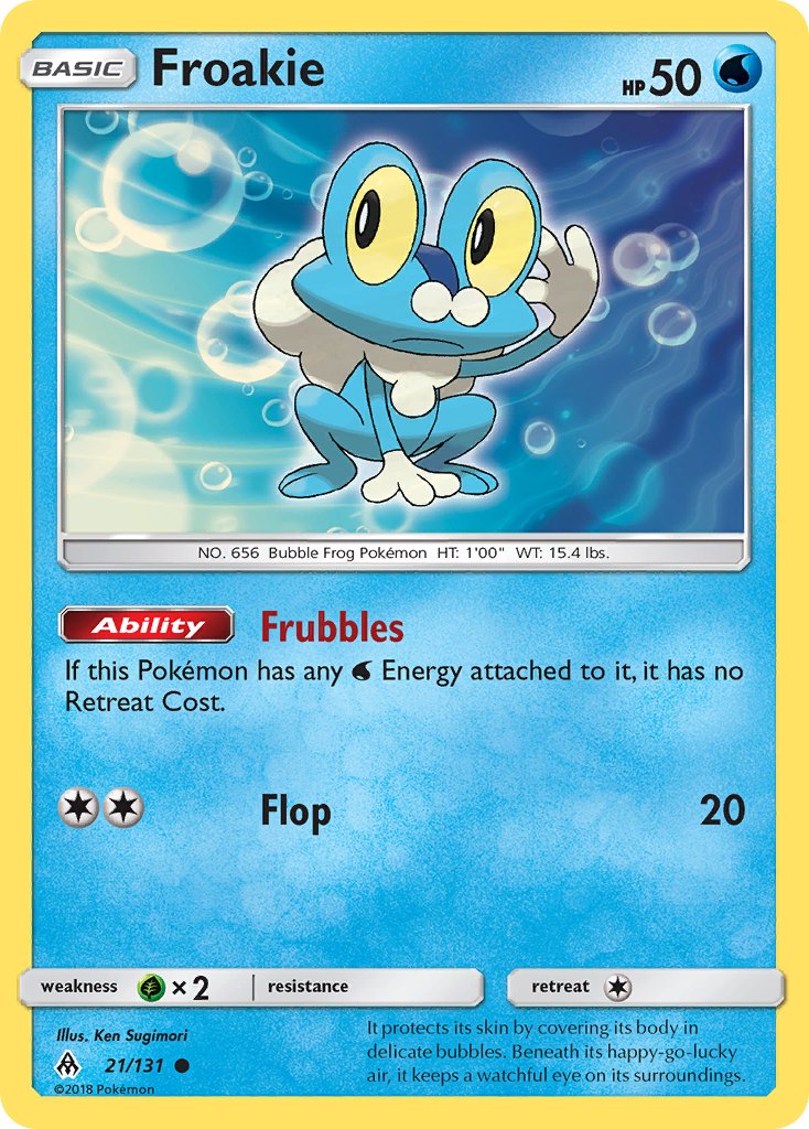 Froakie - Forbidden Light (Common) [FLI-21] English / Near Mint / Normal