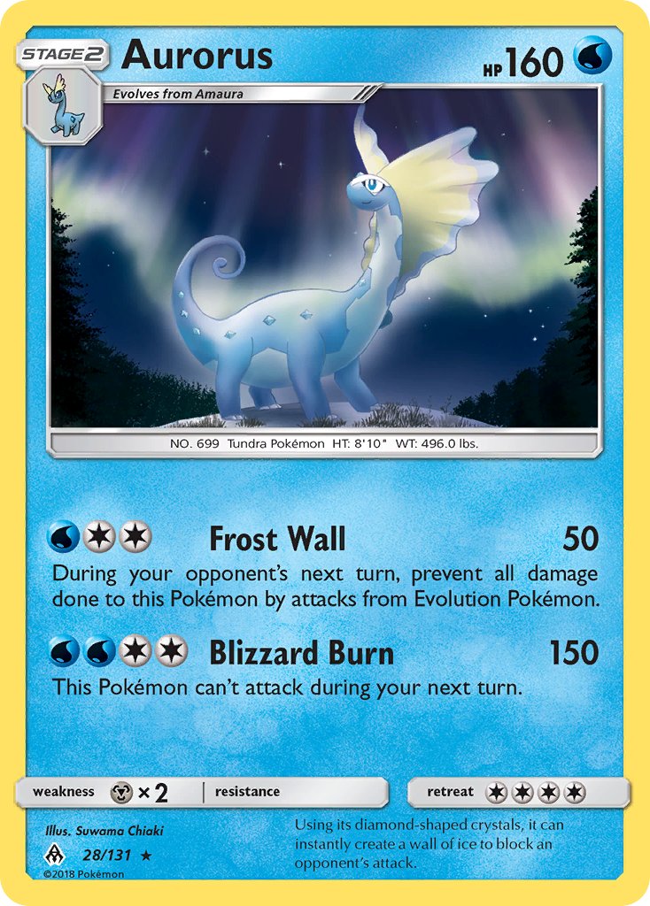 Aurorus - Forbidden Light (Holo Rare) [FLI-28] English / Near Mint / Normal
