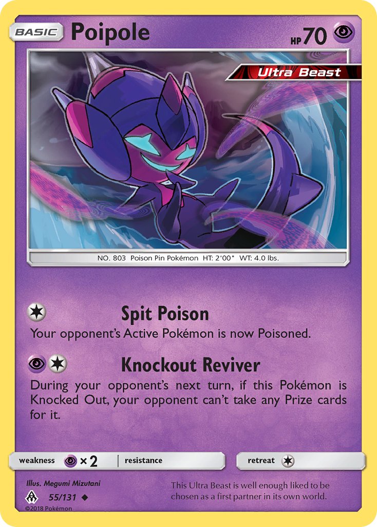 Poipole - Forbidden Light (Uncommon) [FLI-55] English / Near Mint / Normal