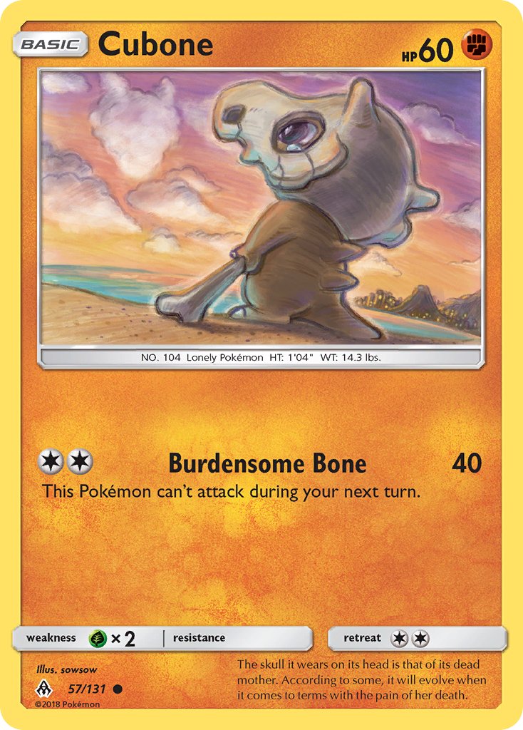 Cubone - Forbidden Light (Common) [FLI-57] English / Near Mint / Normal