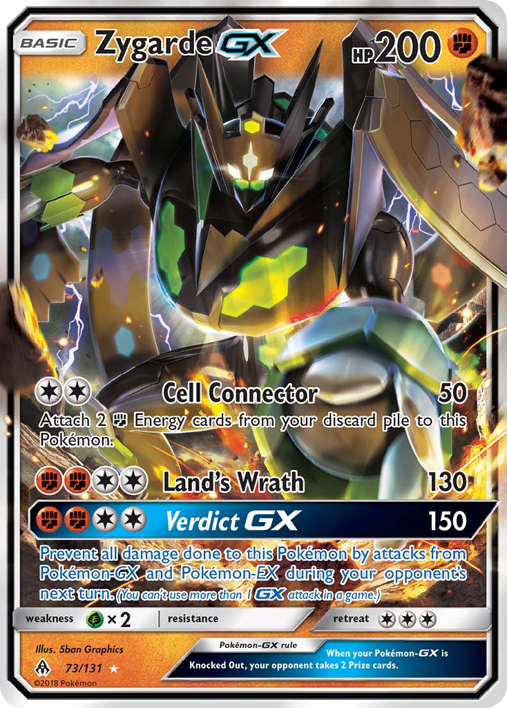 Zygarde GX - Forbidden Light (Ultra Rare) [FLI-73] English / Near Mint / Normal