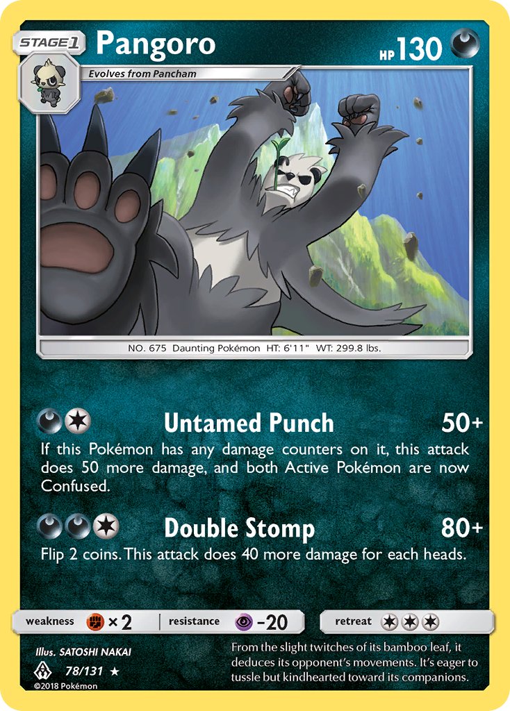 Pangoro - Forbidden Light (Rare) [FLI-78] English / Near Mint / Normal
