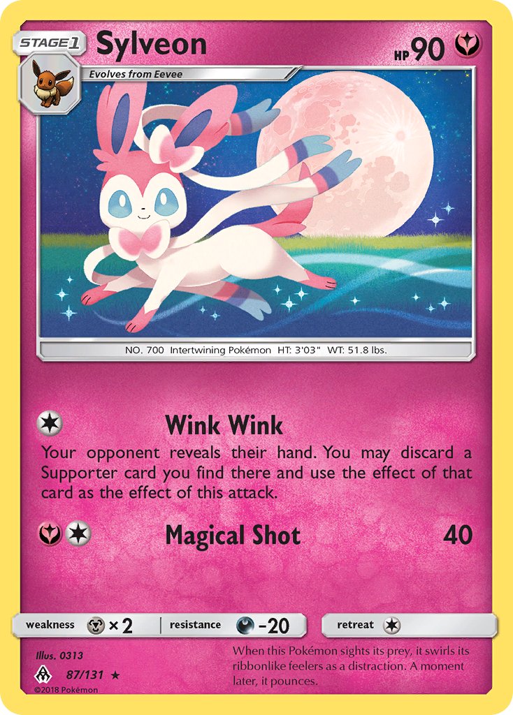 Sylveon - Forbidden Light (Rare) [FLI-87] English / Near Mint / Normal
