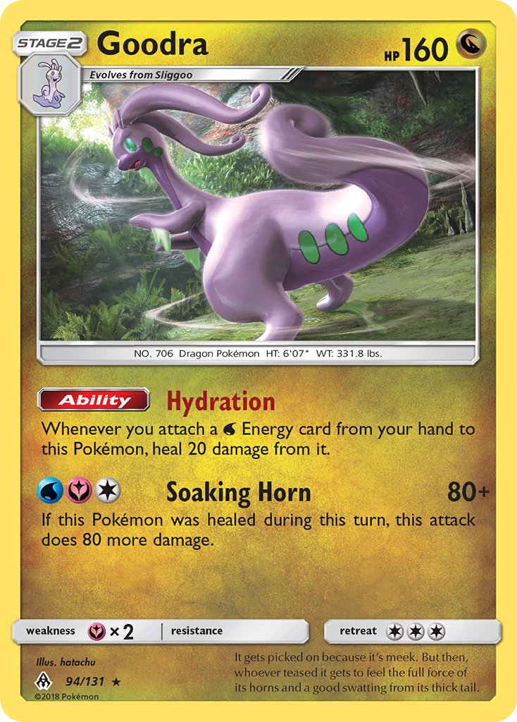 Goodra - Forbidden Light (Holo Rare) [FLI-94] English / Near Mint / Normal