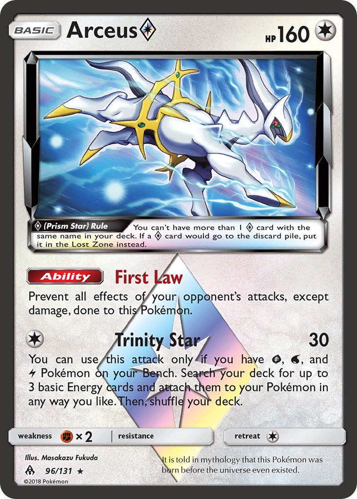 Arceus ◇ - Forbidden Light (Holo Rare) [FLI-96] English / Near Mint / Normal