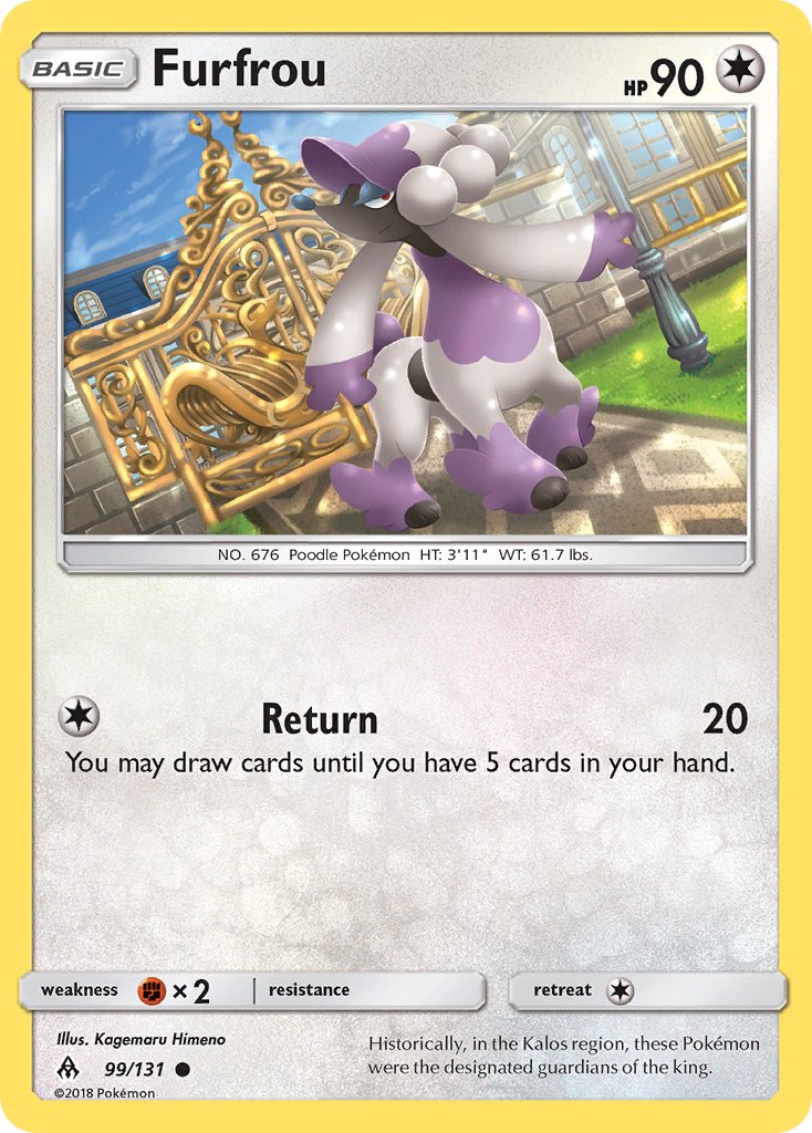 Furfrou - Forbidden Light (Common) [FLI-99] English / Near Mint / Normal