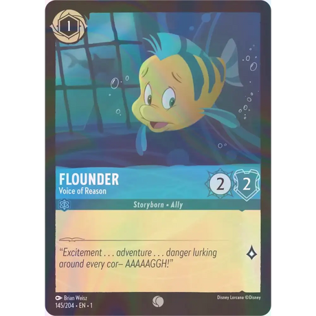 Flounder - Voice of Reason - Foil (Common) - 145/204