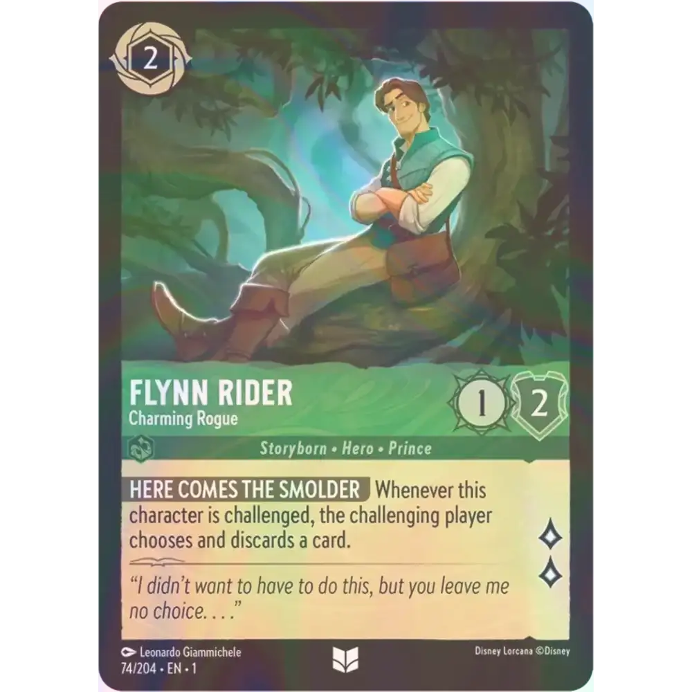 Flynn Rider - Charming Rogue - Foil (Uncommon) - 74/204