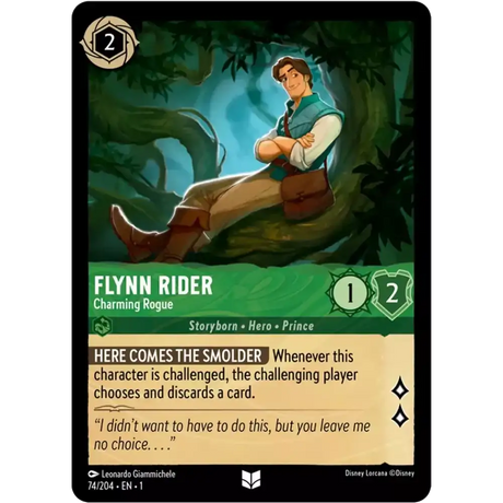 Flynn Rider - Charming Rogue (Uncommon) - 74/204 - Disney