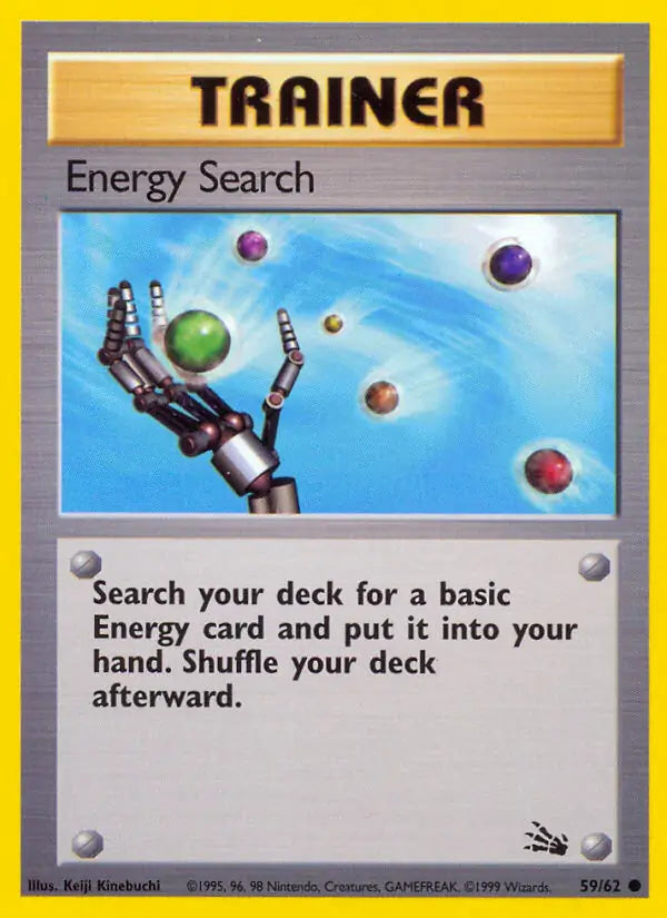 Energy Search⁣ - Fossil⁣ (Common)⁣ [59] English / Near Mint / Normal