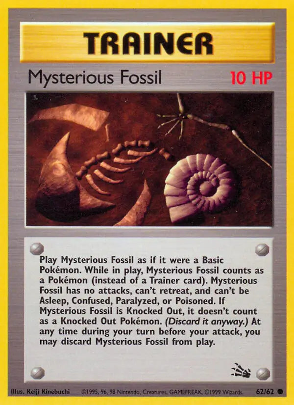 Mysterious Fossil⁣ - Fossil⁣ (Common)⁣ [62] English / Near Mint / Normal