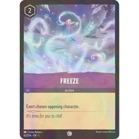 Freeze - Foil (Common) - 63/204 - Disney Lorcana Singles