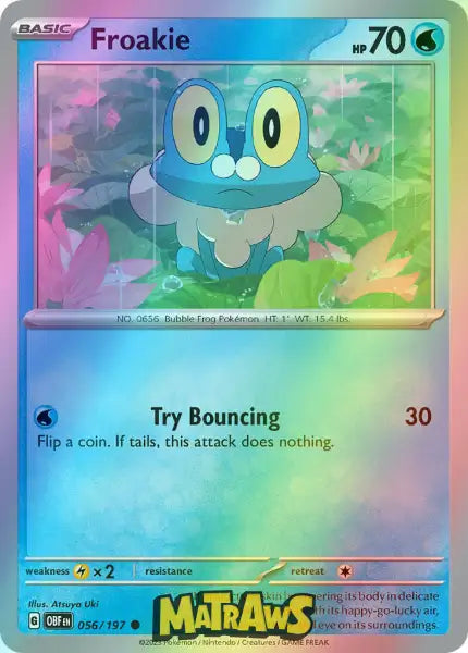 Froakie - Reverse 056/197 Enkeltkort