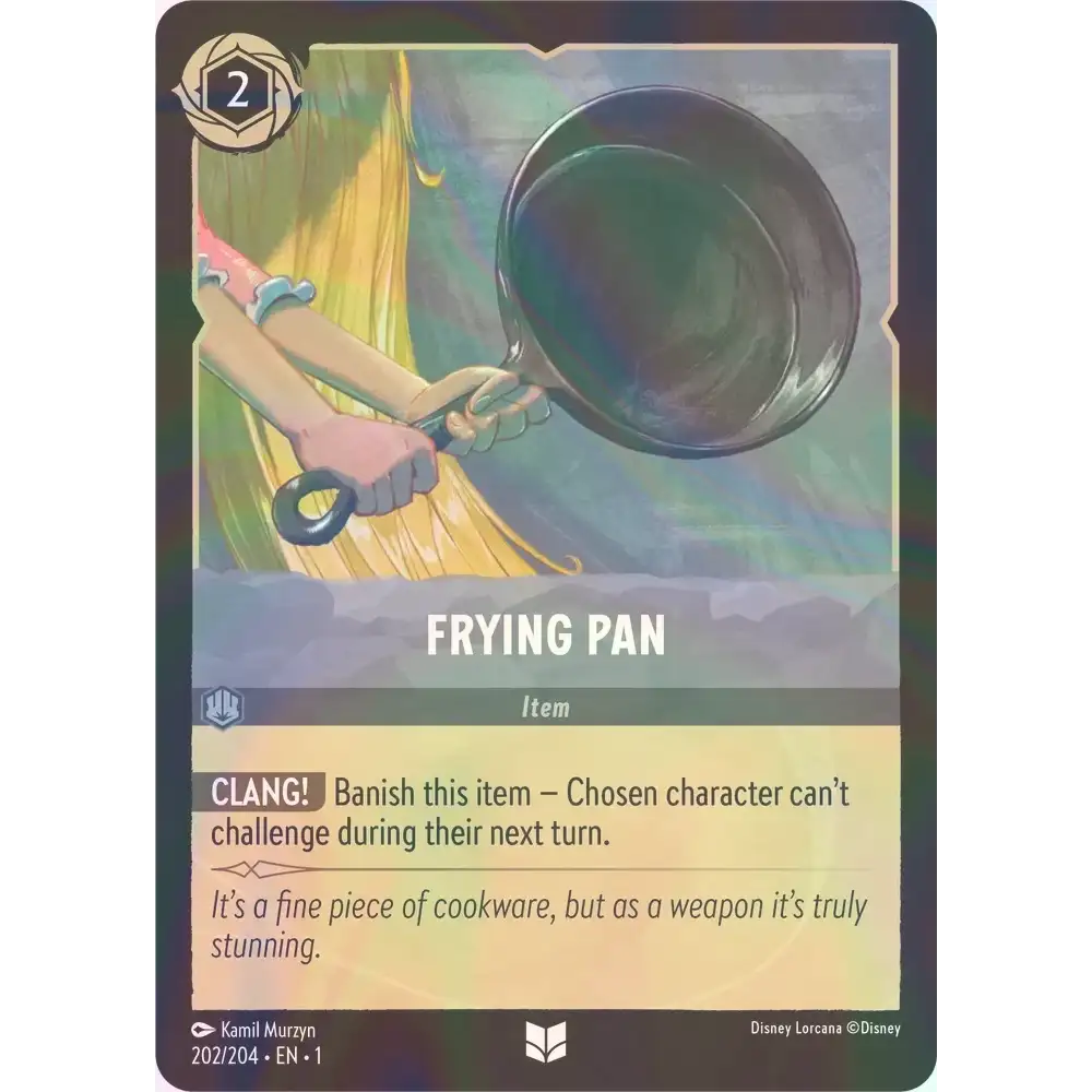 Frying Pan - Foil (Uncommon) - 202/204 - Disney Lorcana