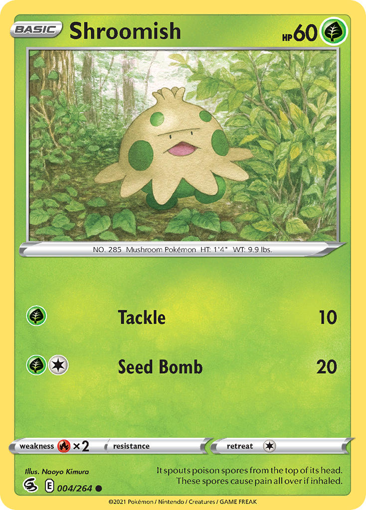 Shroomish - Fusion Strike (Common) [FST-004] English / Near Mint / Normal