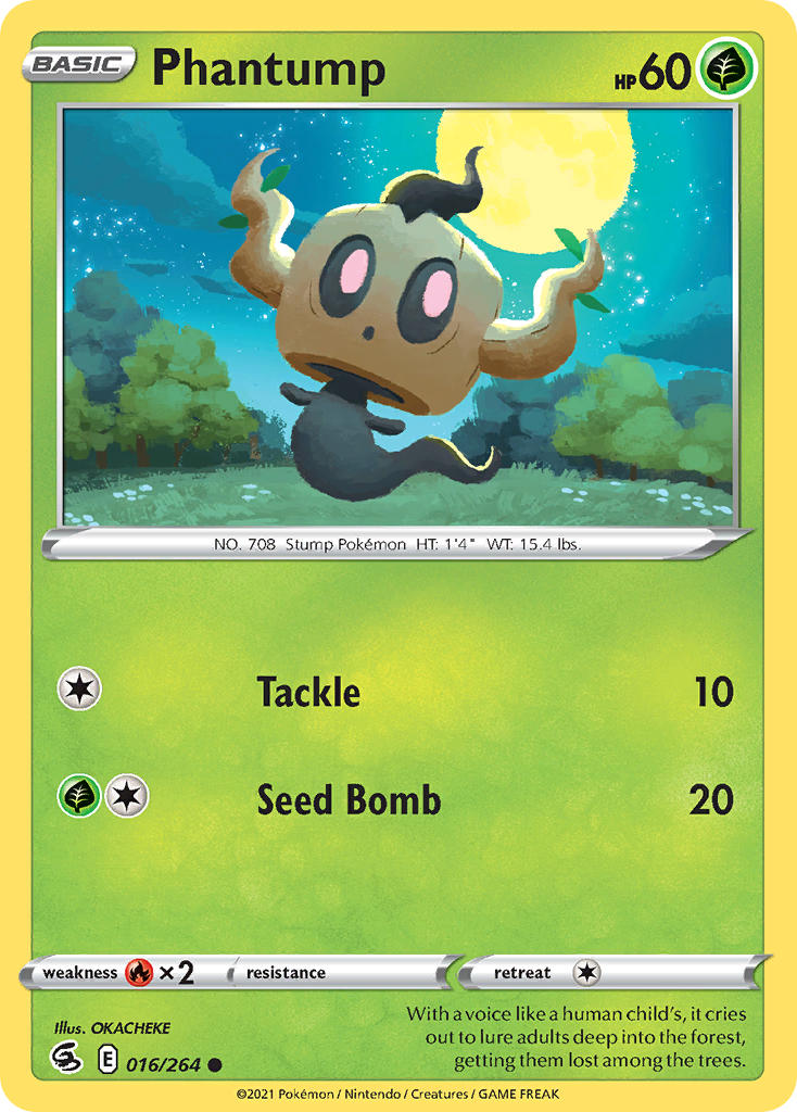 Phantump - Fusion Strike (Common) [FST-016] English / Near Mint / Normal