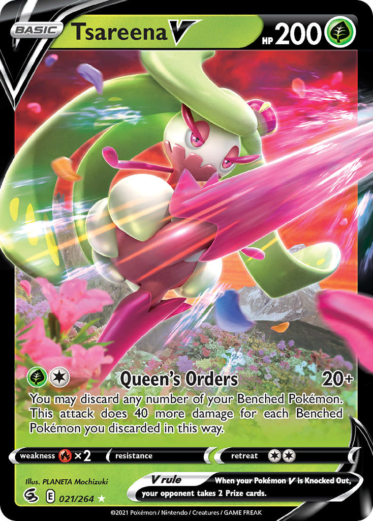 Tsareena V - Fusion Strike (Ultra Rare) [FST-021] English / Near Mint / Normal