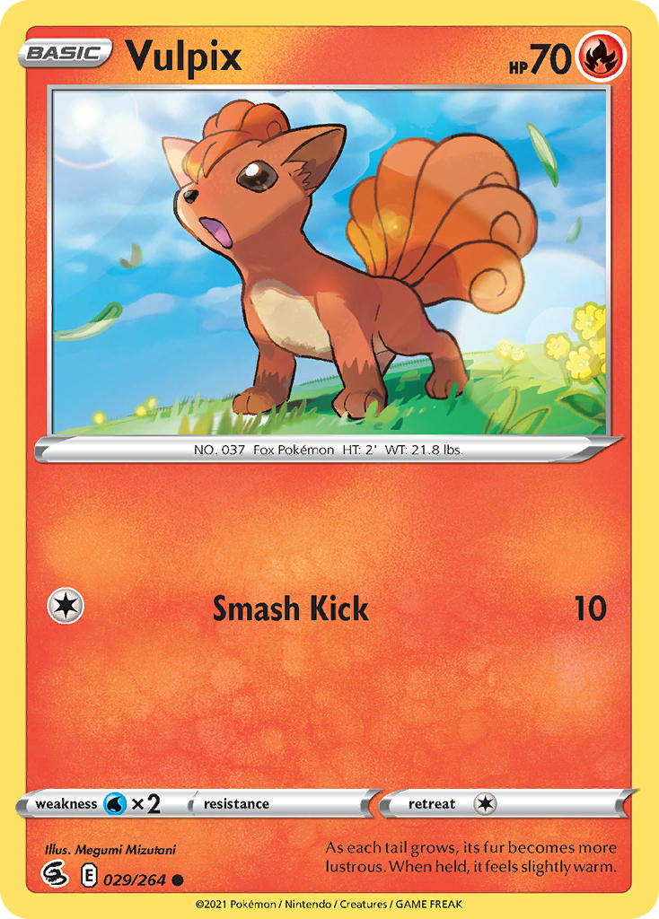 Vulpix - Fusion Strike (Common) [FST-029] English / Near Mint / Normal