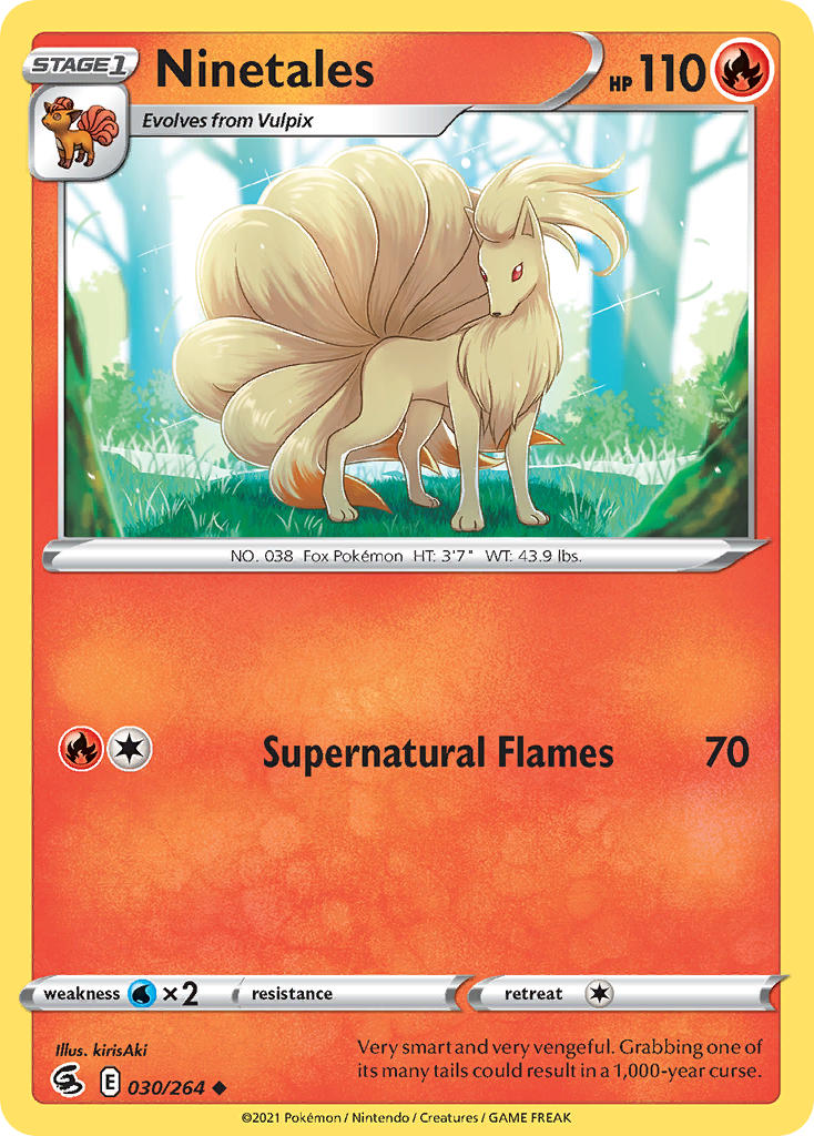 Ninetales - Fusion Strike (Uncommon) [FST-030] English / Near Mint / Normal