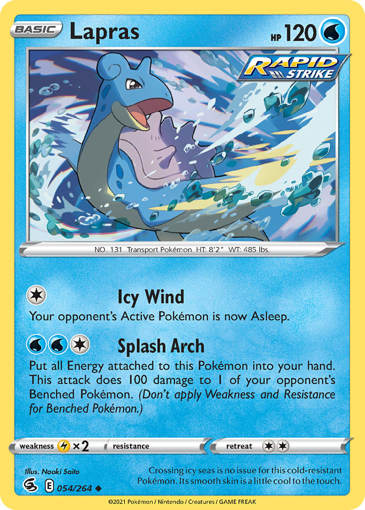 Lapras - Fusion Strike (Uncommon) [FST-054] English / Near Mint / Normal