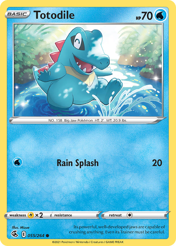 Totodile - Fusion Strike (Common) [FST-055] English / Near Mint / Normal