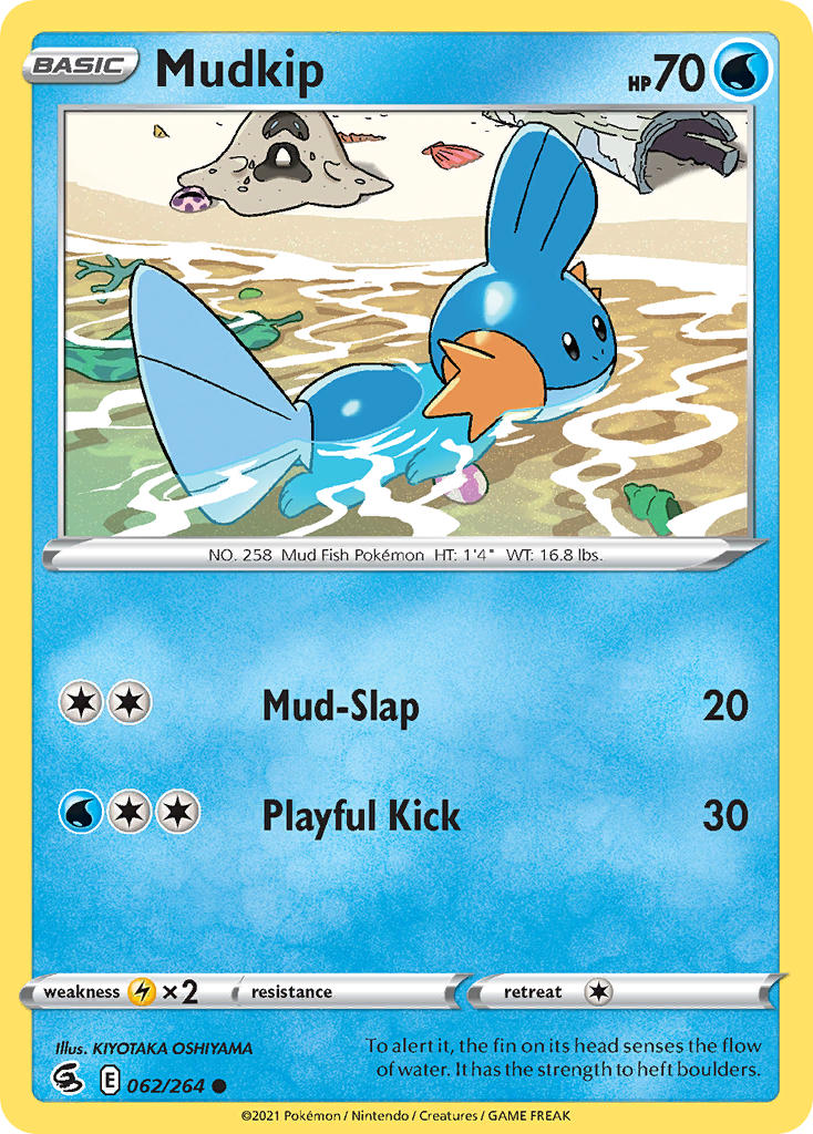 Mudkip - Fusion Strike (Common) [FST-062] English / Near Mint / Normal