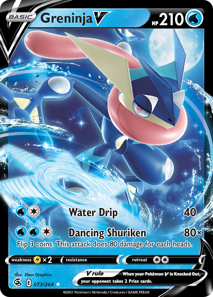Greninja V - Fusion Strike (Ultra Rare) [FST-073] English / Near Mint / Normal