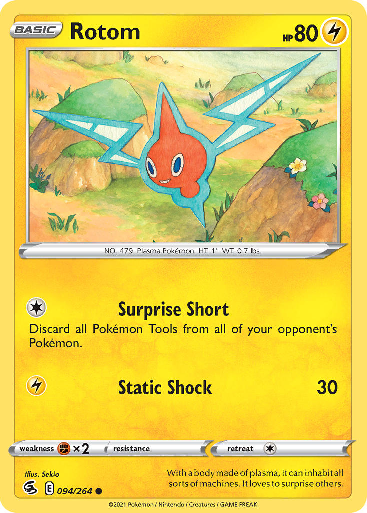 Rotom - Fusion Strike (Common) [FST-094] English / Near Mint / Normal