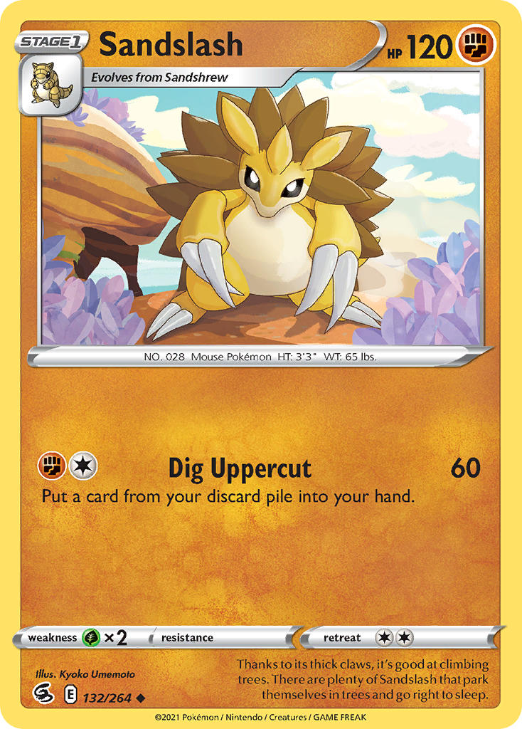 Sandslash - Fusion Strike (Uncommon) [FST-132] English / Near Mint / Normal