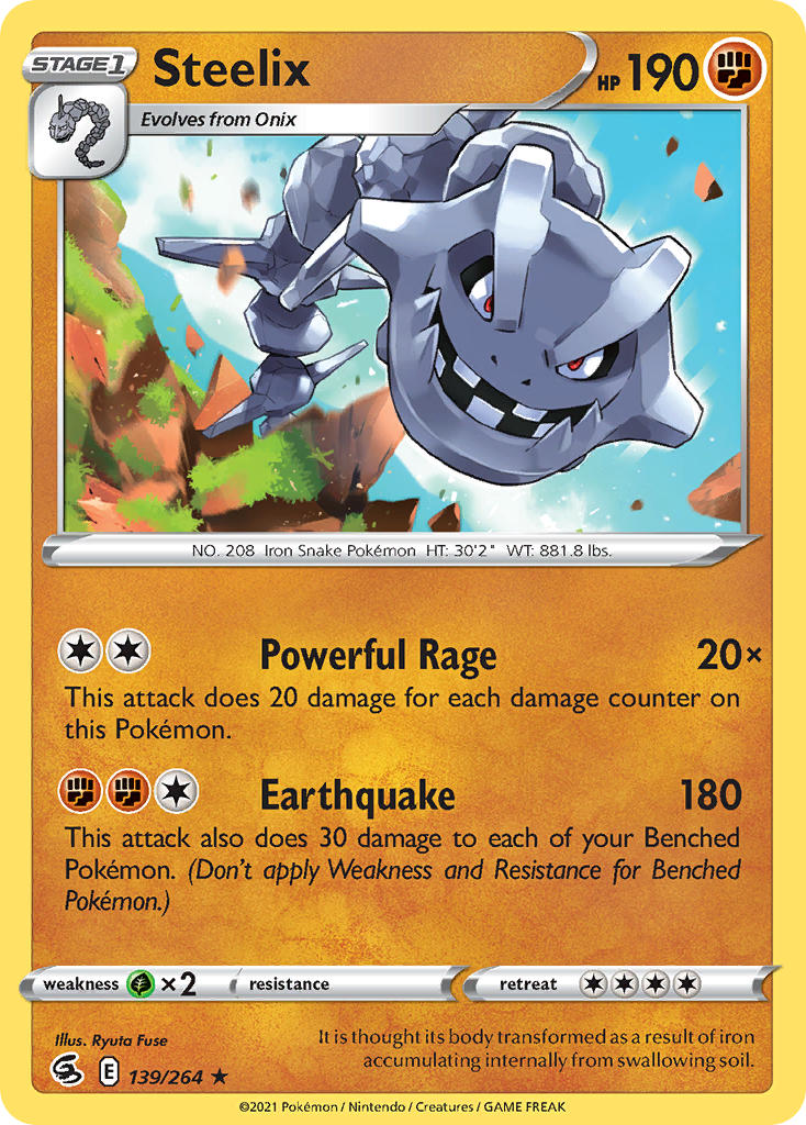 Steelix - Fusion Strike (Holo Rare) [FST-139] English / Near Mint / Normal