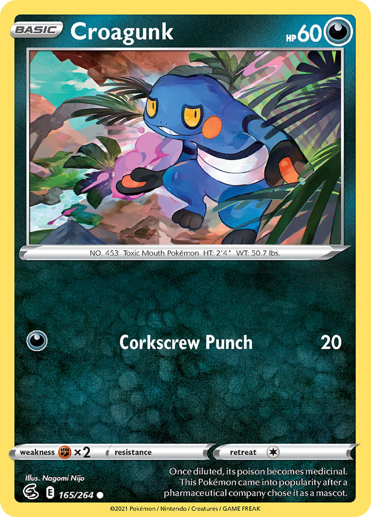 Croagunk - Fusion Strike (Common) [FST-165] English / Near Mint / Normal