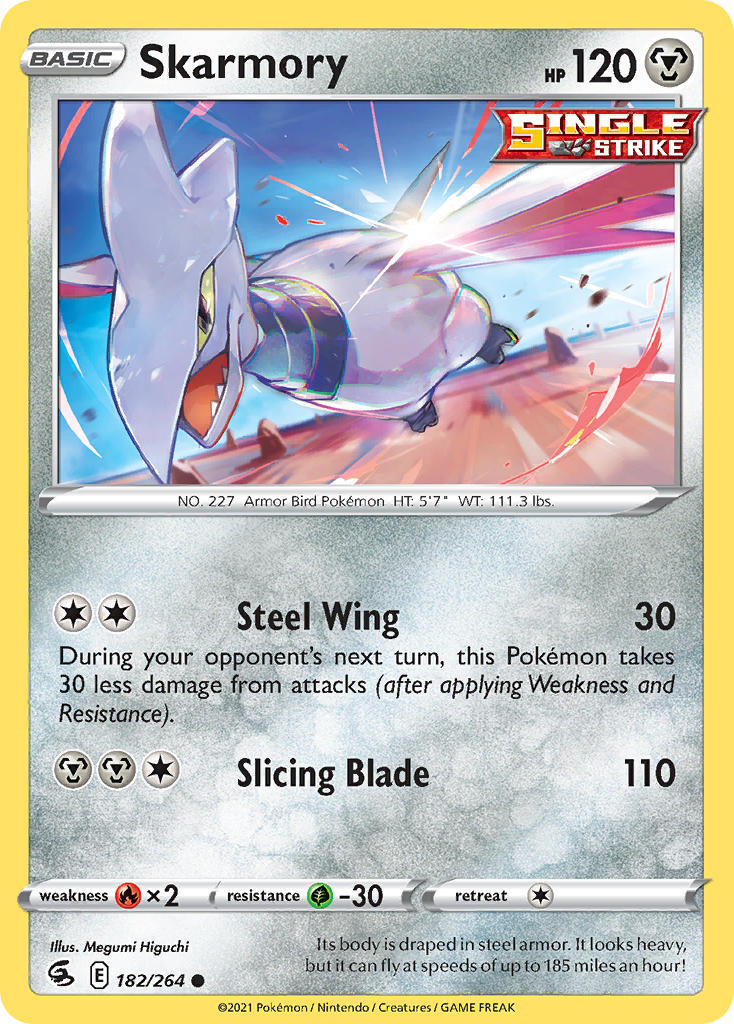 Skarmory - Fusion Strike (Common) [FST-182] English / Near Mint / Normal
