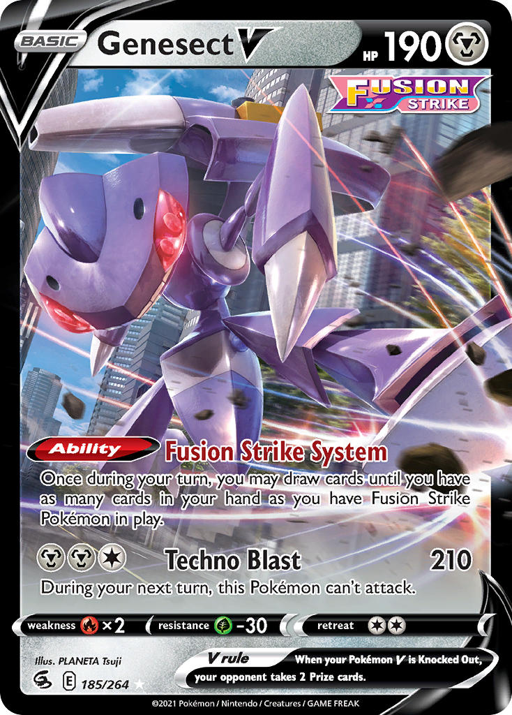 Genesect V - Fusion Strike (Ultra Rare) [FST-185] English / Near Mint / Normal