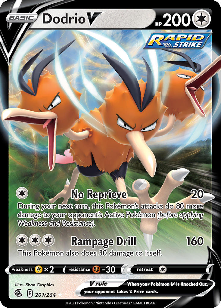 Dodrio V - Fusion Strike (Ultra Rare) [FST-201] English / Near Mint / Normal