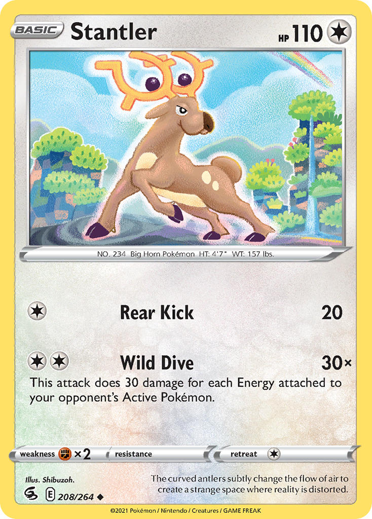 Stantler - Fusion Strike (Uncommon) [FST-208] English / Near Mint / Normal