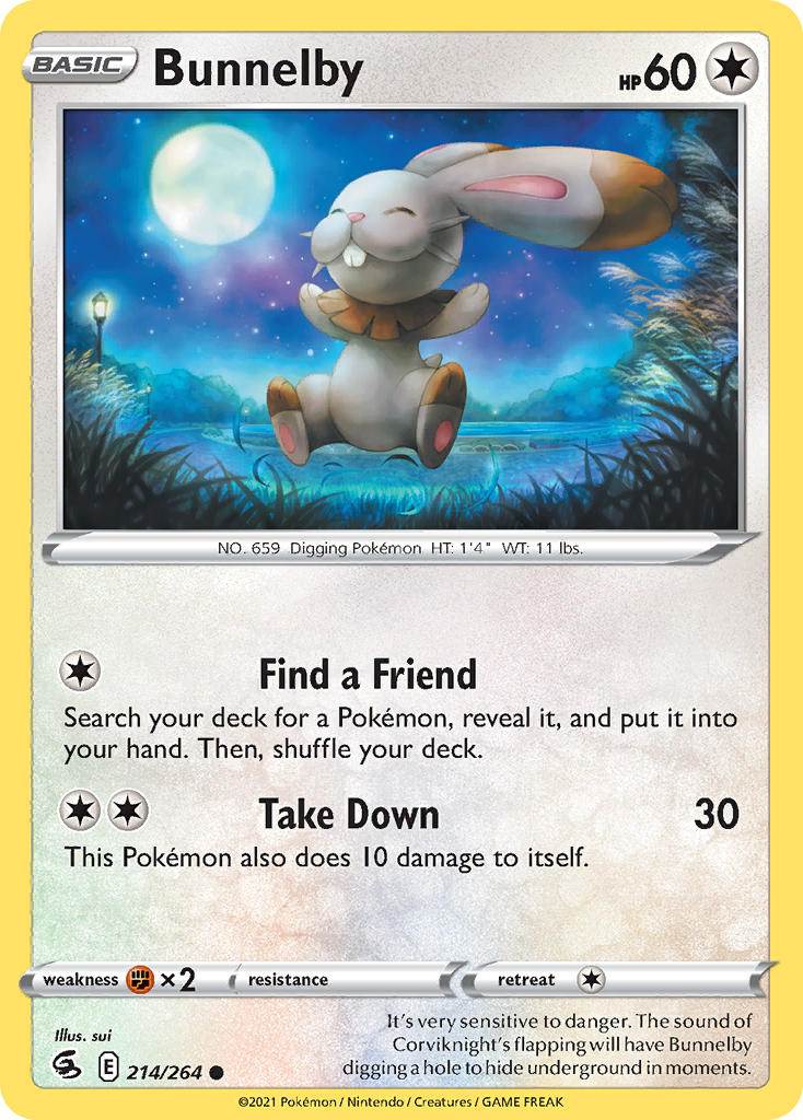 Bunnelby - Fusion Strike (Common) [FST-214] English / Near Mint / Normal