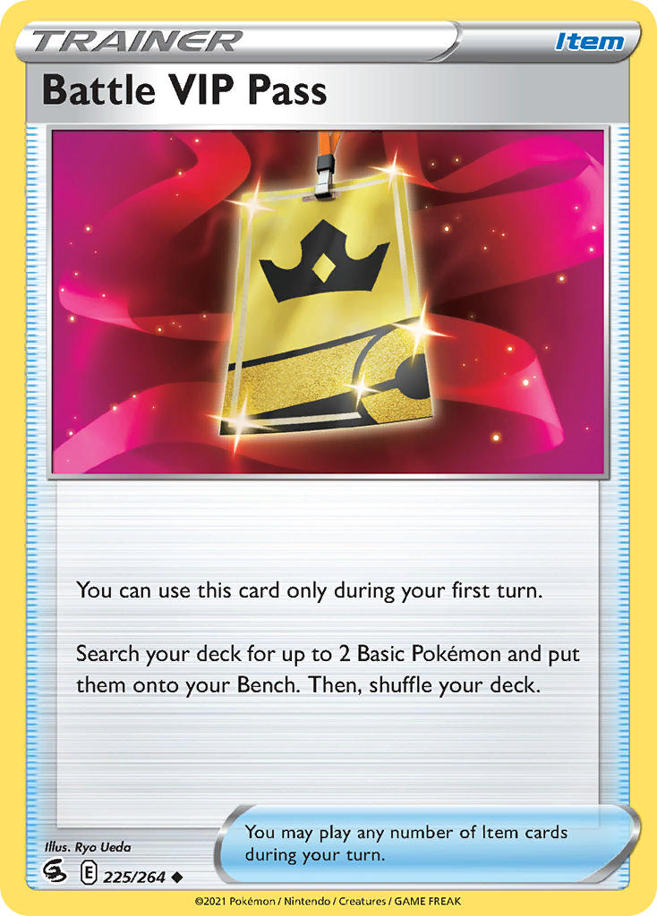 Battle VIP Pass - Fusion Strike (Uncommon) [FST-225] English / Near Mint / Normal