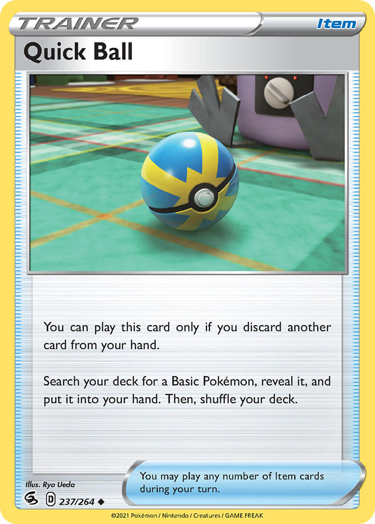 Quick Ball - Fusion Strike (Uncommon) [FST-237] English / Near Mint / Normal