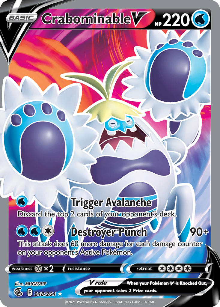 Crabominable V - Fusion Strike (Ultra Rare) [FST-248] English / Near Mint / Normal