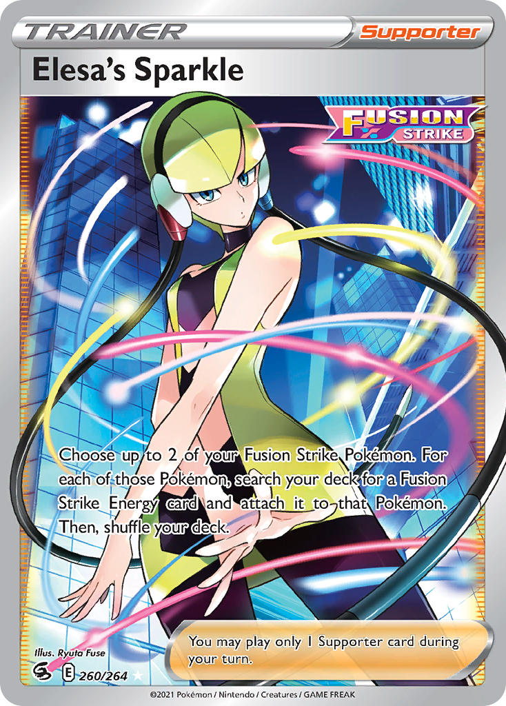 Elesa's Sparkle - Fusion Strike (Ultra Rare) [FST-260] English / Near Mint / Normal