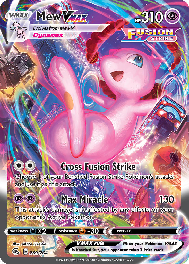 Mew VMAX - Fusion Strike (Secret Rare) [FST-269] English / Near Mint / Normal