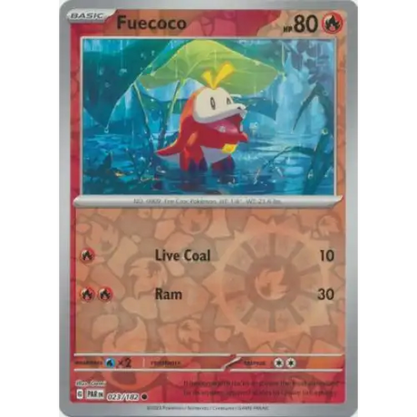 Fuecoco - Reverse - 023/182 - Enkeltkort