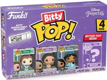 Funko Bitty Pop! - Disney Princesses: Belle 4-Pack Action- Og Legetøjsfigurer