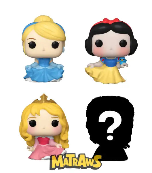 Funko Bitty Pop! - Disney Princesses: Cinderella 4-Pack Action- Og Legetøjsfigurer