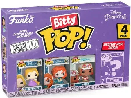 Funko Bitty Pop! - Disney Princesses: Rapunzel 4-Pack Action- Og Legetøjsfigurer