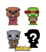 Funko Bitty Pop! - Teenage Mutant Ninja Turtles: Splinter 4-Pack Action- Og Legetøjsfigurer