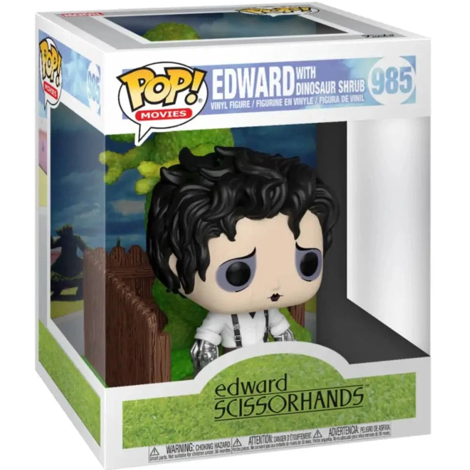 Funko POP! Deluxe - Edward Scissorhands with Dinosaur Shrub