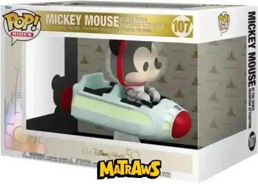 Funko POP! - Disney: Mickey Mouse at the Space Mountain Attraction (Super Deluxe) #107 Action- og legetøjsfigurer Funko POP! 
